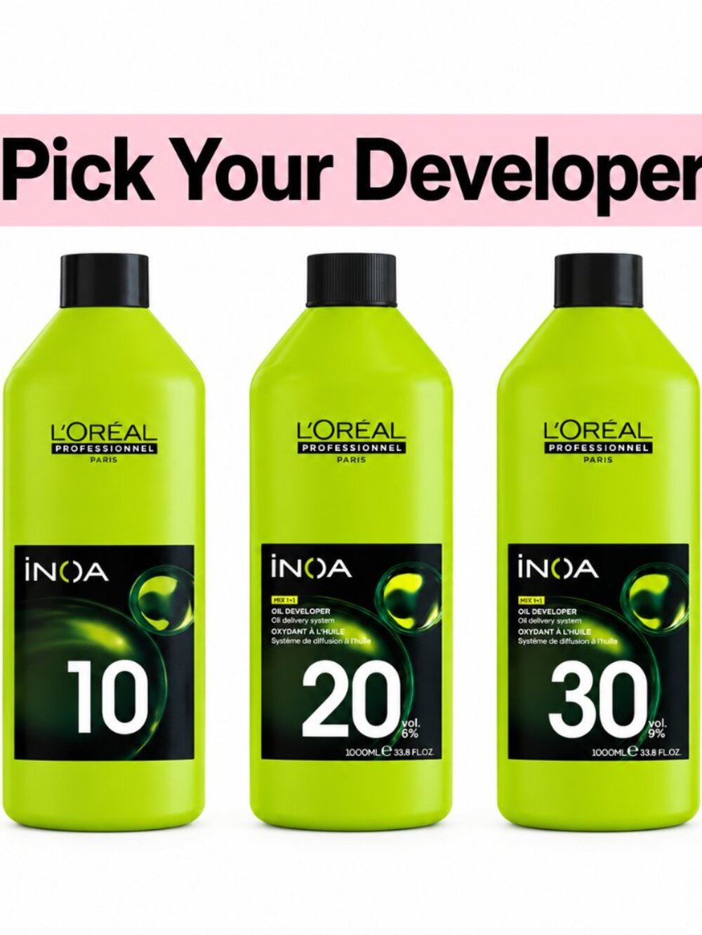 L’Oréal Professionnel INOA Oil Developer 33.8 fl oz – Pick Your Volume
